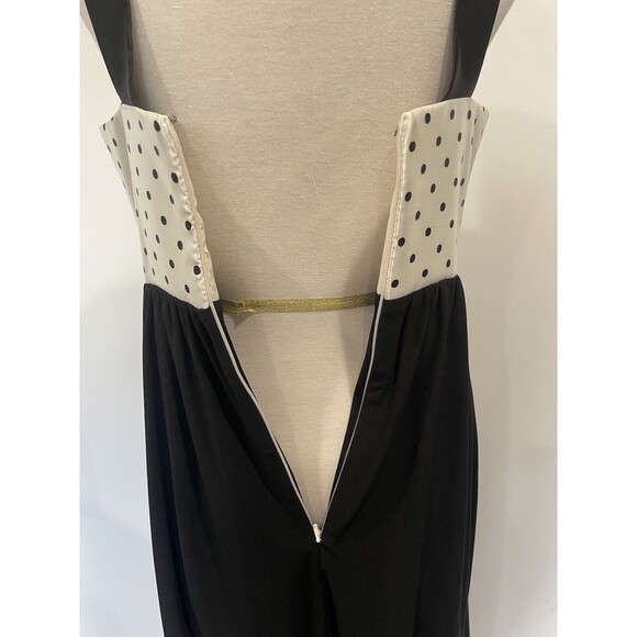 VTG Y2K Gunne Sax Jessica McClintock Satin Party Prom Bubble Dress Polka Dot 7‎ - Picture 7 of 10